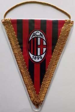 Ac Milan Pennant Official Product Small Pennants Others