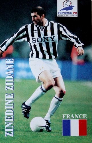 Postcard Zinedine Zidane Fifa World Cup France Photos Postcards