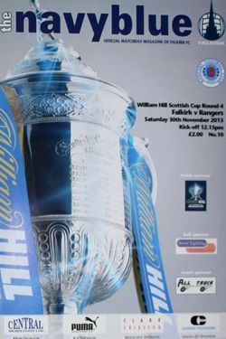 Falkirk FC - Rangers FC Scottish Cup Round 4 matchday programme (30.11.2013)