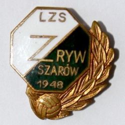 LZS Zryw Szarow garland with ball (enamel, with signature)