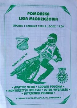 Pomerania Youth Speedway League programme (01.06.1999)