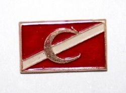 Spartak Moscow rectangle badge (USSR, lacquer)
