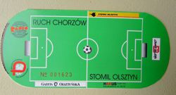 Stomil Olsztyn - Ruch Chorzow (19.11.1994) Ekstraklasa match ticket