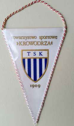 TS Krowodrza Cracow old pennant