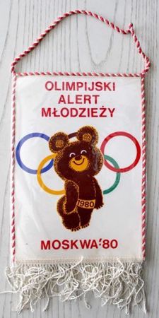 The Olympic Youth Alert Moscow 1980 pennant