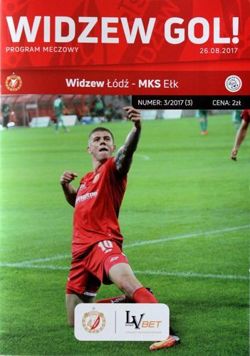 Widzew Lodz - MKS Elk III league programme (26.08.2017)