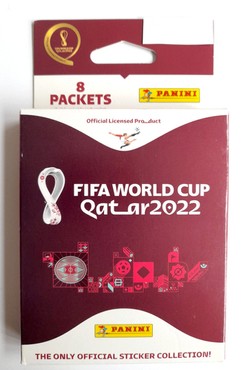 FIFA World Cup Quatar 2022 Panini set of 40 stickers (8 packets ...