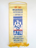 15th anniversary of Physical Education and Sport AZS ATR Bydgoszcz big pennant