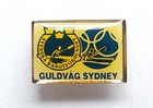 2000 Sydney Olympic Games Sweden canoeing team small badge (epoxy, signature)