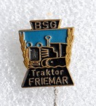 BSG Traktor Friemar badge (East Germany, lacquer)