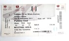 Fulham FC - Wisla Cracow, UEFA Europa League match (3.11.2011) ticket