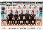 Jastrzebski Wegiel volleyball team 2020/2021 postcard