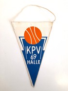 KPV 69 Halle basketball team old pennant (DDR)