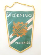 KS Wlokniarz Pabianice sports teams old pennant