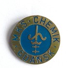 MKS Chemik Gdansk crest badge (lacquer)