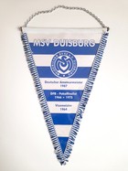 MSV Duisburg two side big pennant