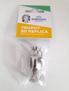 Miniature replica of the trophy of the UEFA Euro 2024 Germany, 4,5 cm (Official Licensed Product)