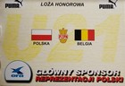 Poland - Belgium U-21 friendly match invitation (20.08.2000, Koszalin)