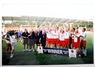 Poland Football Team U-18 - the champion of Europe 2001 press photo