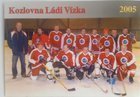 Postcard Kozlovna Ladi Vizka 2005 old boy's ice hockey team