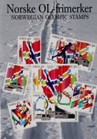 Postcard of the Norwegian Olympic Stamps Lillehammer 1994