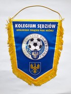 Referees Association of  the Opole District Football Association big pennant (official product)