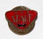 SKS Start Lodz with garland badge (enamel)