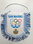 San Marino National Olympic Committee pennant (official product)