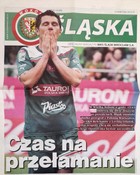 Slask Wroclaw - GKS Belchatow, T-Mobile Ekstraklasa (5.4.2012) match magazine