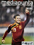 Spain - Argentina, 100th Anniversary of Spanish Football Federation friendly match magazine (Mediapunta)