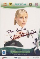 Sylwia Gruchała fencing photo with original autograph