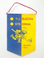 TJ Slezan STS Opava ice hockey young team pennant (Czechoslovakia)