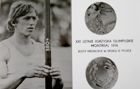 Tadeusz Slusarski (athletics) - The gold medalist of XXI Summer Olympic Games Montreal 1976 postcard