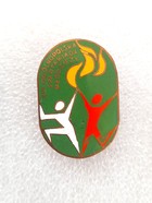 The 16th Polish Youth Spartakiad 1989 badge (PRL, enamel)