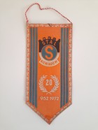 The 20th Anniversary of MKS Stal Niewiadow 1952-1972 pennant (PRL)