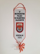 The 5th Polish Rally Cycling Championships (Koszalin 1975) pennant