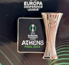 UEFA Europa Conference League 2024 Athens Final Olympiakos SFP - ACF Fiorentina trophy badge (official licensed product)