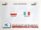 VIP Invitation Ticket to Honorary Box of Poland - Italy U-21 European Championship qualyfing match (10.11.2001, Warsaw)