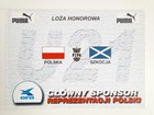 VIP Invitation Ticket to Honorary Box of Poland - Scotland U-21 friendly match (24.4.2001, Wloclawek)