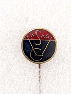 Vasas SC crest badge (lacquer)