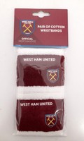 West Ham United FC set of 2 cotton wristbands (official product)