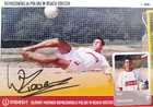 Witold Ziober - Poland National Bech Soccer Team photo with original autograph