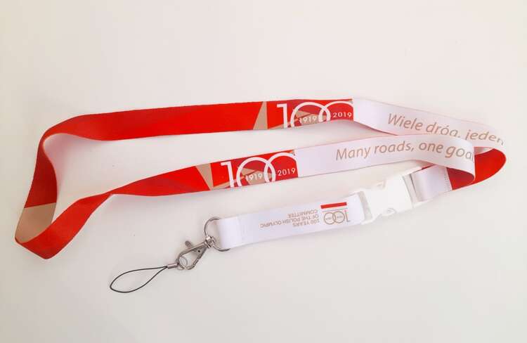 100th Anniversary of Polish Olympic Committee key lanyard (official ...