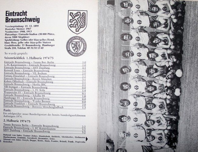 Bundesliga. Yearbook 1975/1976 Sports Books \ Football \ Germany