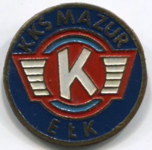 KKS Mazur Ełk (lacquer) | Badges \ Poland