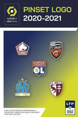 Ligue 1 Uber Eats 2020-2021 pinset logo (2) - official product