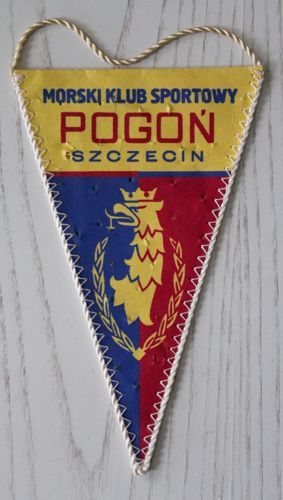 Mks Pogon Szczecin Pennant Pennants Polish Clubs