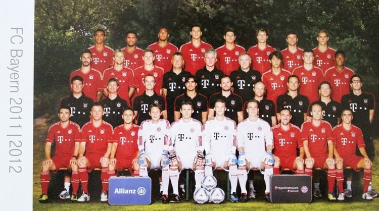 Photo Bayern Munich Team 2011 2012 Official Product Photos Postcards