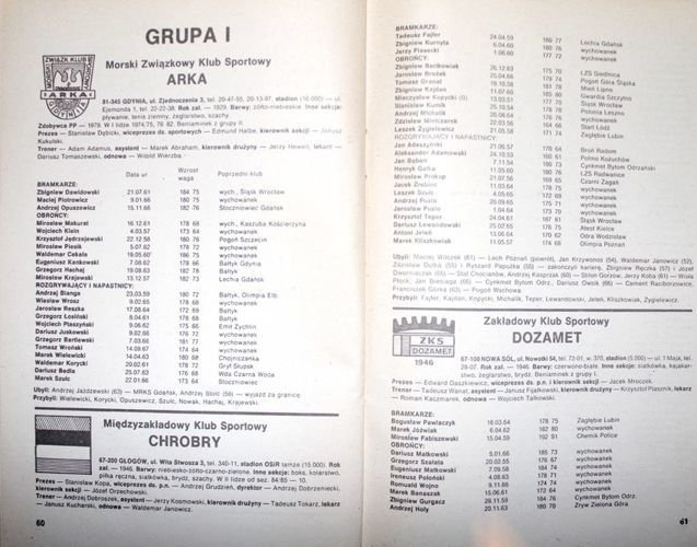 The Guide of Polish League 19851986 Sports Books \ Football \ Poland