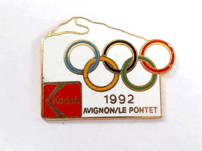 Winter Olympic Games Albertville 1992 torch relay Avignon/Le Pontet ...